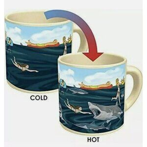 SHARK! Heat Activated Mug Unemployed Philosopher’s Club 2015 Coffee Tea